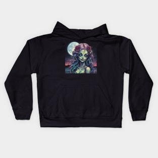 Zombie art design illustration Kids Hoodie